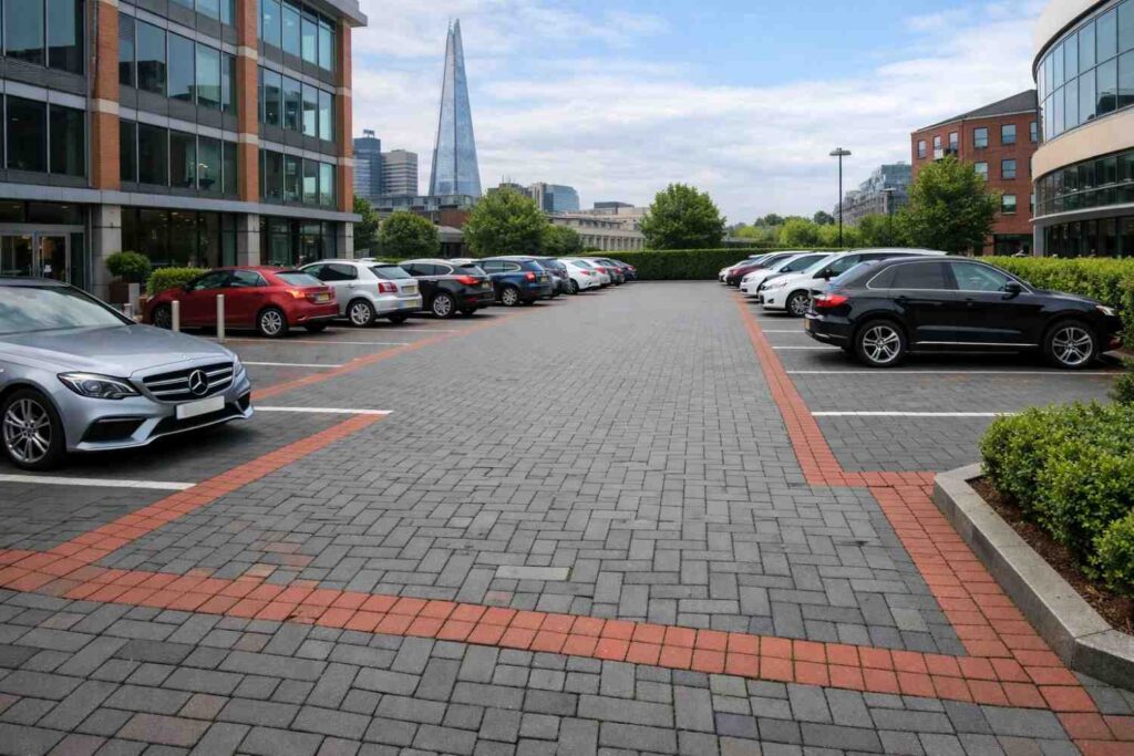 commercial block paving London