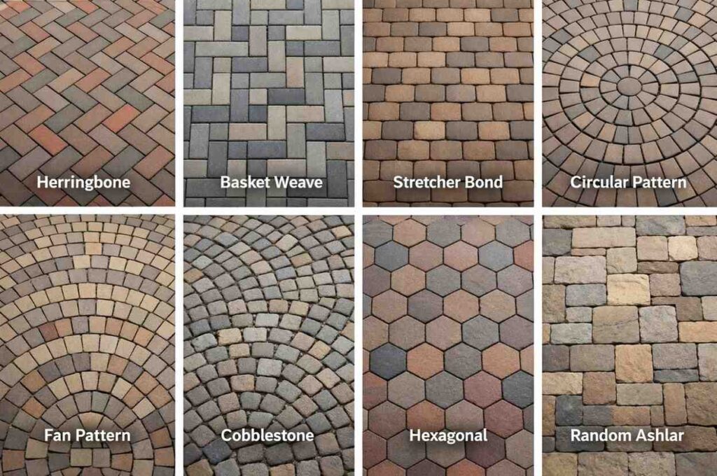 block paving patterns and designs