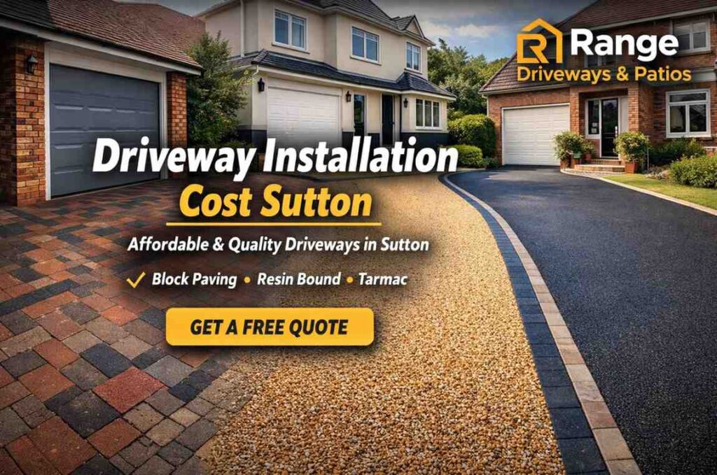 Driveway Installation Cost Sutton | 2026 Guide
