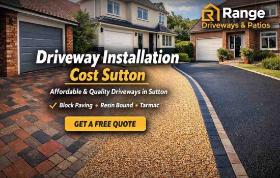 Driveway Installation Cost Sutton | 2026 Guide